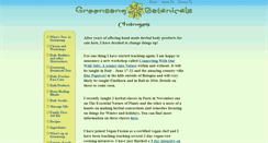 Desktop Screenshot of greensongbotanicals.com